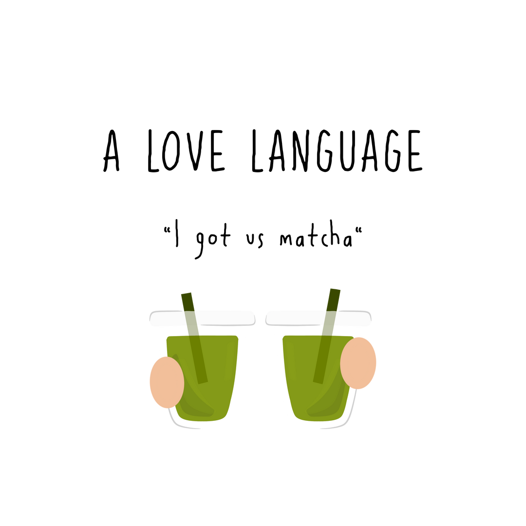 love language matcha