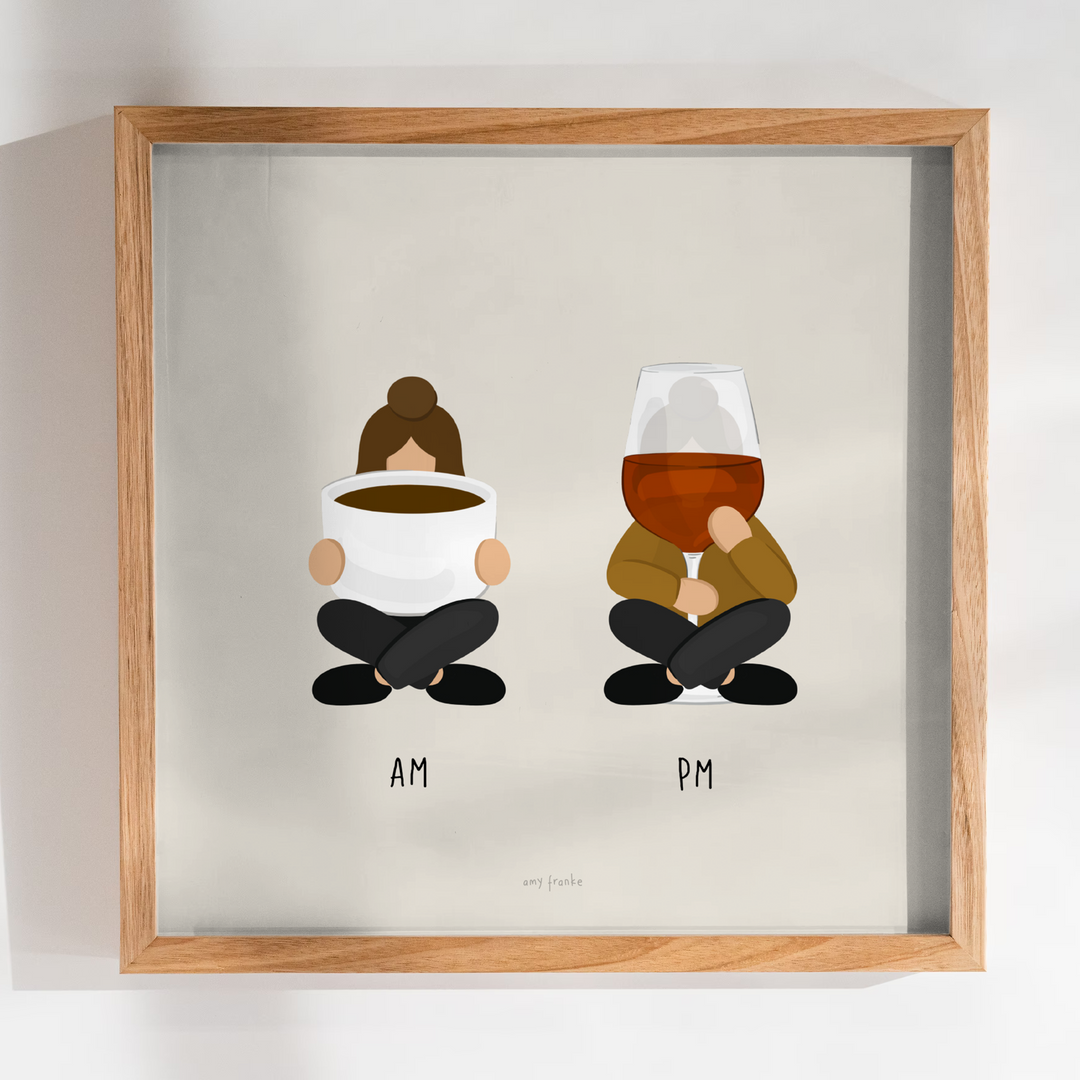 am/pm girl print