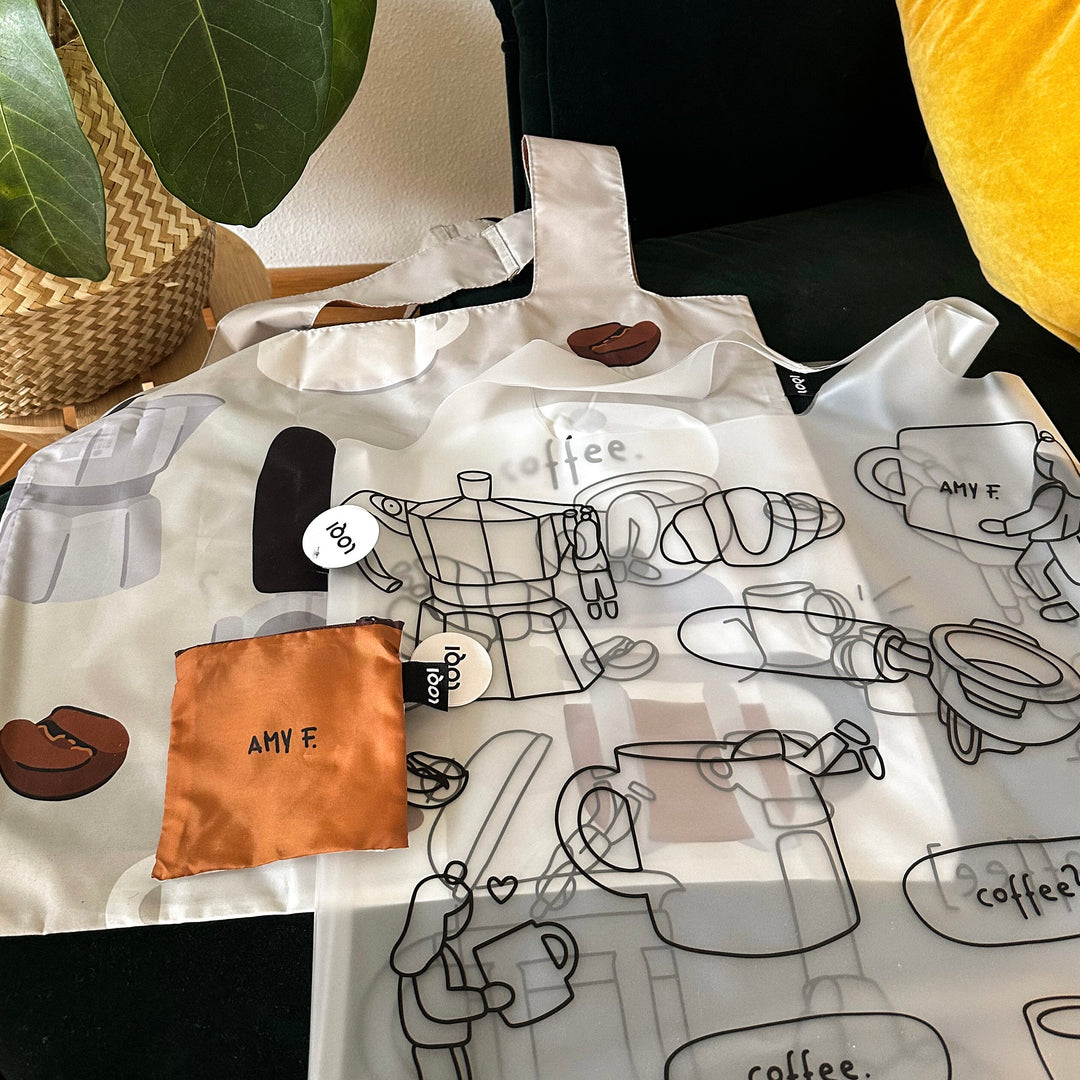 caffeinated recycled bag