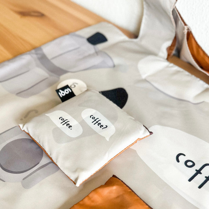 caffeinated recycled bag