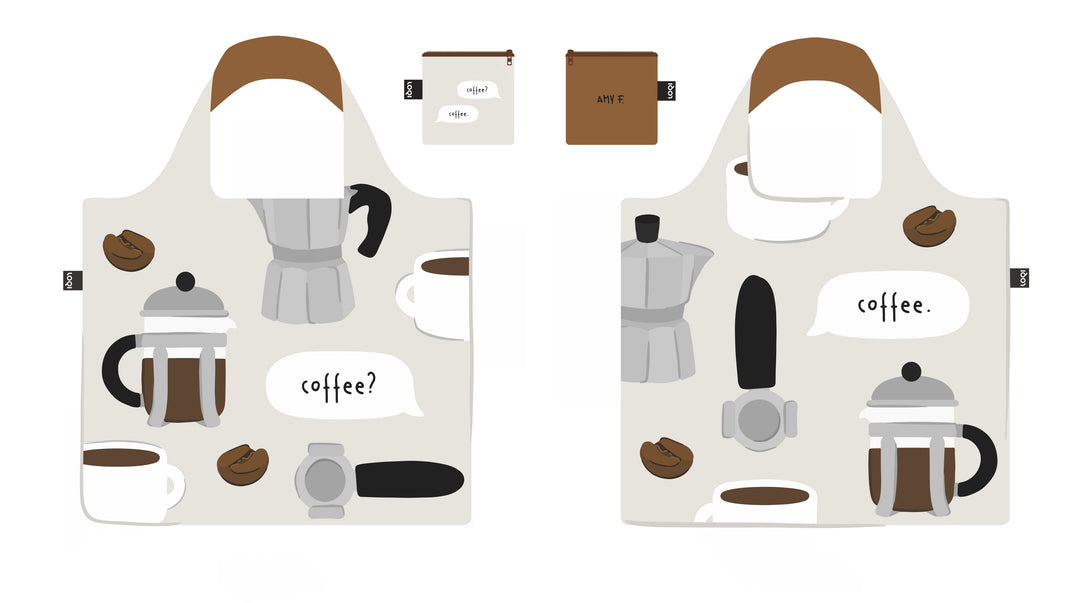 caffeinated recycled bag