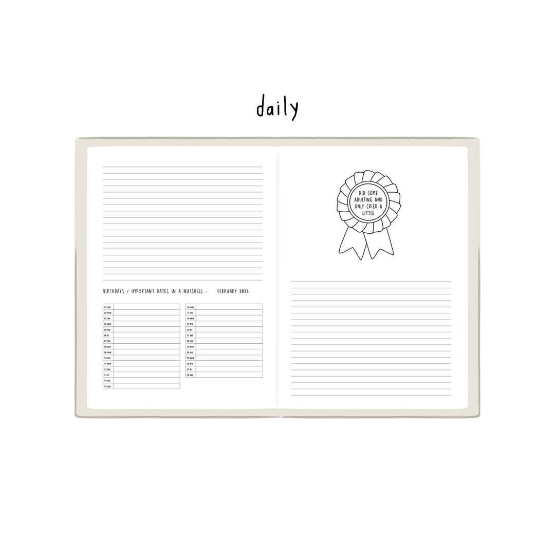 planner 2026 - cups