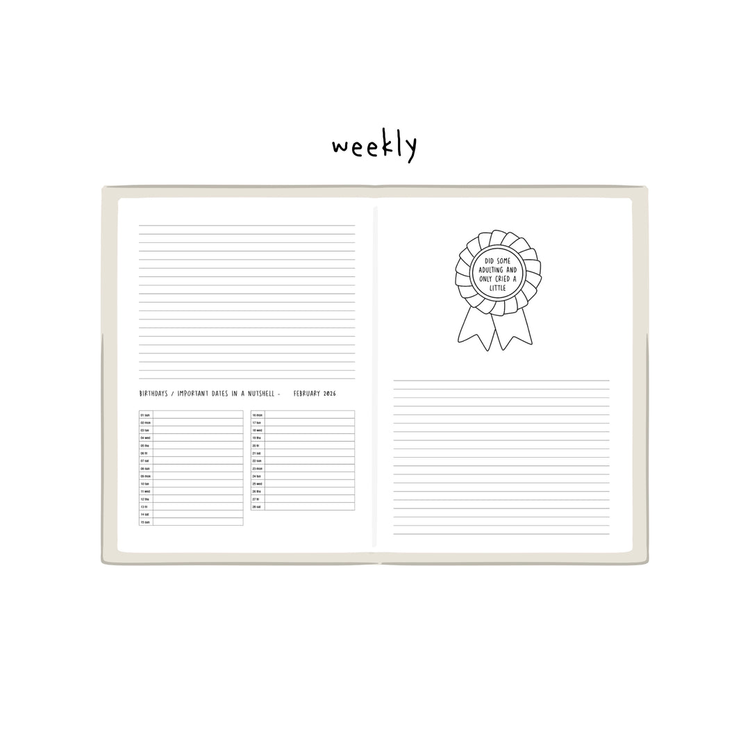 planner 2026 - fake productivity