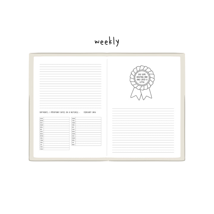 planner 2026 - fake productivity