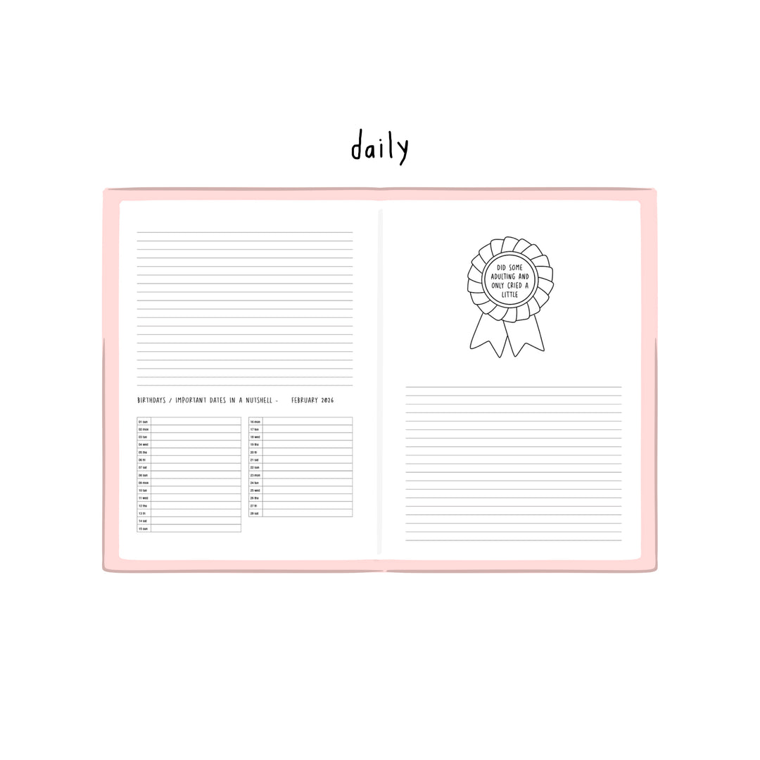 planner 2026 A5 - procrastinate