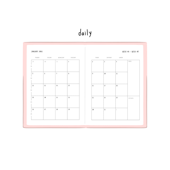 planner 2026 A5 - procrastinate
