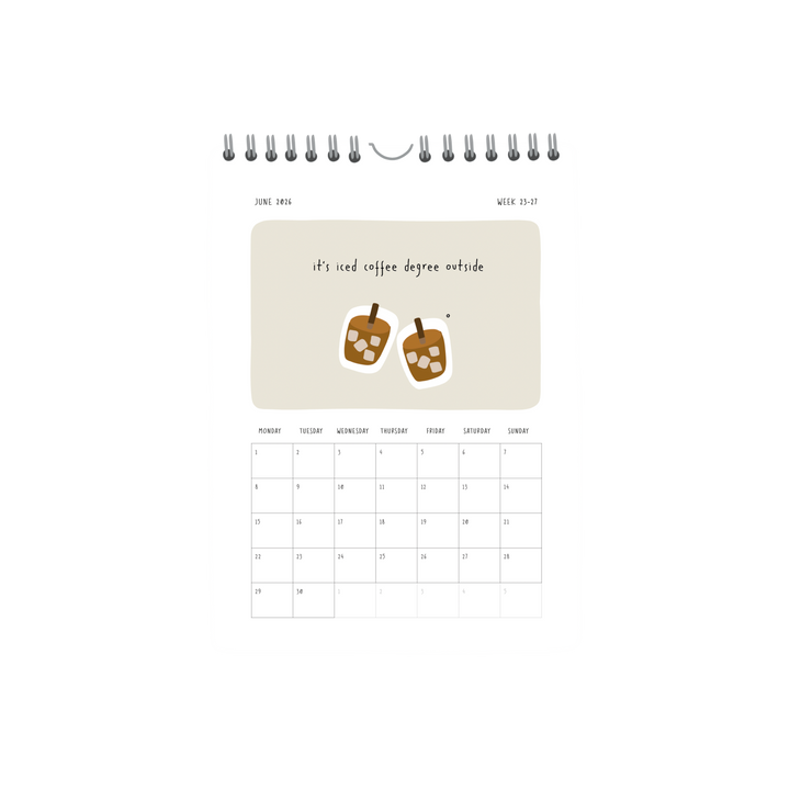 wall calendar 2026