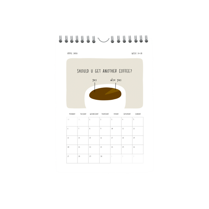 wall calendar 2026