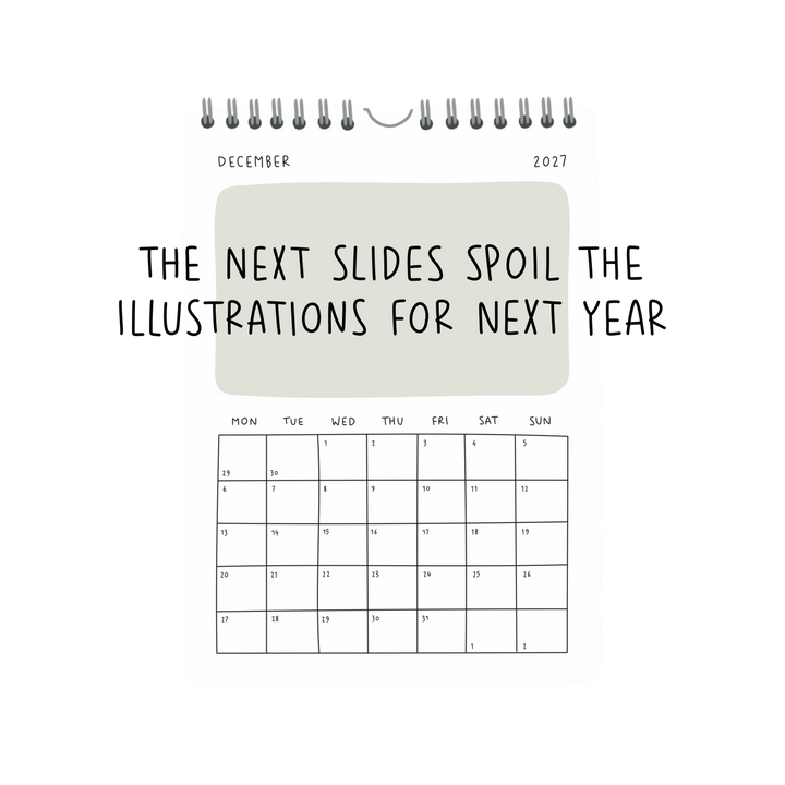 wall calendar 2027 (preorder)