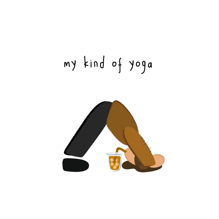 my kind of yoga iced coffee