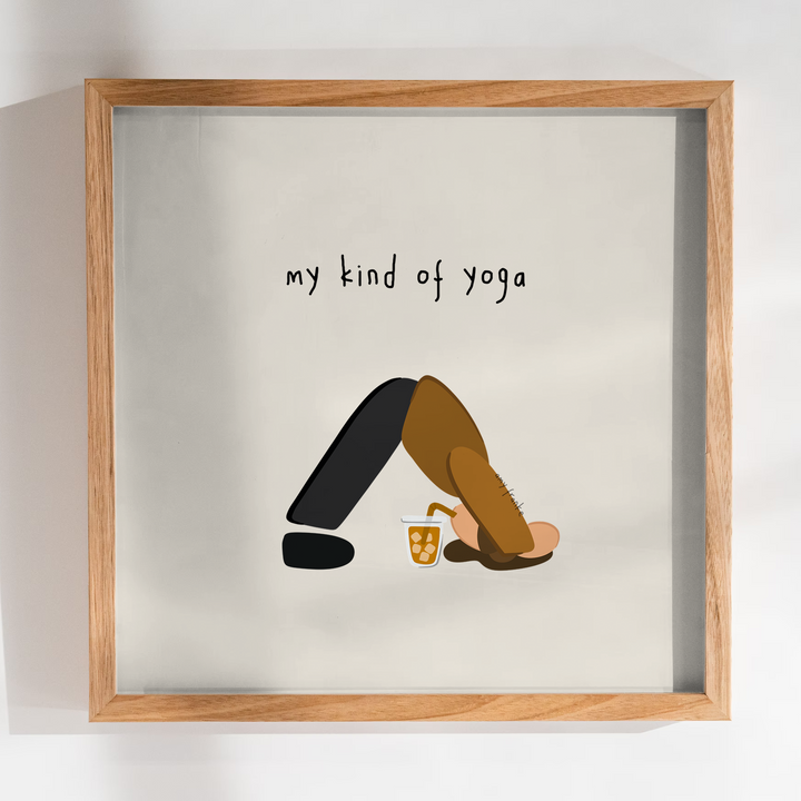 my kind of yoga iced coffee
