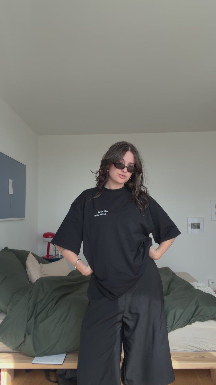 oat milk latte club shirt